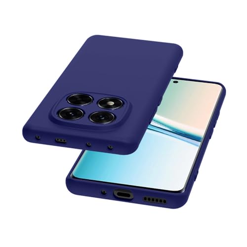 Image of Back Cover Compatible with Mi Redmi Note 15 5G | Full Camera Protection | Premium Liquid Silicon Case | Flexible Bumper Case for Mi Redmi Note 15 5G / Note 15 SE 5G / Poco M8 5G (Dark Blue)