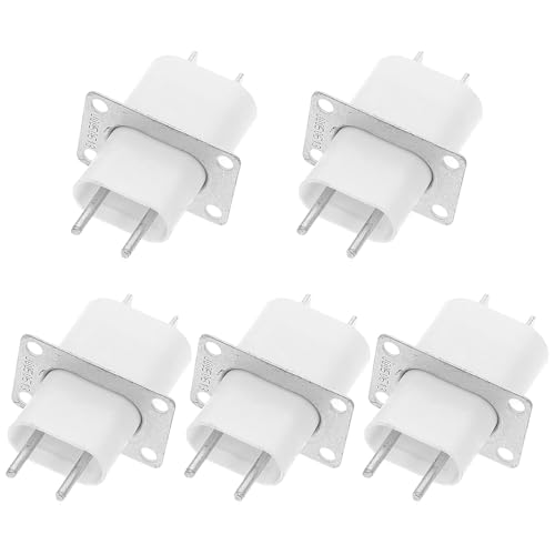 SHINEOFI 5 piezas Sockets Aplicables para Magnetrón de Microondas Repuesto con Diseño Estable y Condensador Pasante Accesorio Fiable para Reparación de Horno Microondas