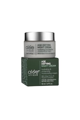 Crème de nuit anti-âge soin régénérant aloe ferox visage ridules peaux matures sèches 50ml
