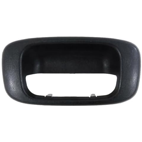 CXPIJTO Textured Black Tail Gate Handle Bezel Fits Chevy Silverado/GMC Sierra 1500/ 1500HD/ 2500HD/ 3500 Classic|Chevy Silverado/GMC Sierra 1500/1500HD/2500/2500HD/3500 (Plastic) Cover
