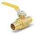 Full Port PEX Ball Valve 3/4 Inch Forged Brass Lead Free