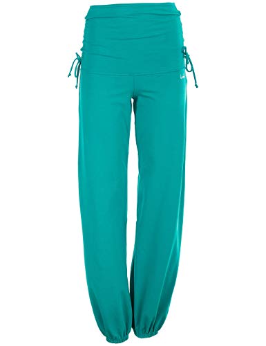 WINSHAPE Träningsbyxor för kvinnor, Wh1, fitness, fritid, sport, yoga, pilates, byxor, ocean/grön, S EU