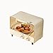 Toster piekarnik elektryczny dom wielofunkcyjny piekarnik elektryczny podwójny przycisk toster ekspres do pizzy grill pieczonego kurczaka mini mały piekarnik 10l, biały