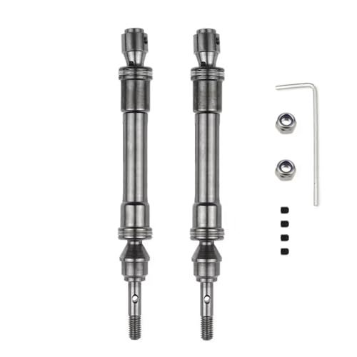 RC�h���C�u�V���t�g For Traxxas For Slash For Rustler For Stampede For VXL 1/10 RC �J�[�p�[�c �X�`�[���� 4X4 CVD �t�����g���A�h���C�u�V���t�g�A�Z���u�� �w�r�[�f���[�e�B�[(Silv