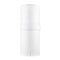 BOROUX Legacy. Boroux Gravity-Fed Countertop Stainless Steel Water Filter System | 3 Gallons with 2 Authentic Black Foundation. Filters | Matte White