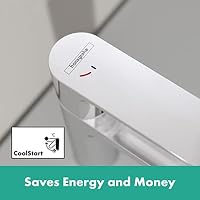 hansgrohe Rebris S - Waschtischarmatur ohne Ablauf, energiesparend (CoolStart), Wasserhahn Bad mit Auslauf Höhe 84 mm, Mischbatterie Waschbecken wassersparend (EcoSmart), Chrom, 72514000 – Ansicht 4