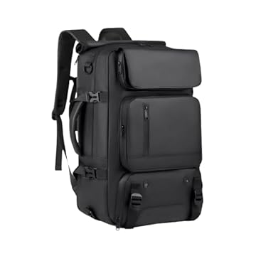 Mochila Masculina Reforçada Grande para Notebook Trabalho Mochila Viagem Executiva Impermeável Unissex (Preto)