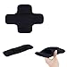 Baglaum 6 Pair Anti-Slip Shoulder Strap Pads Soft Comfortable Replacement Cushions for Business Bags School Bag Hiking Backpack, Black