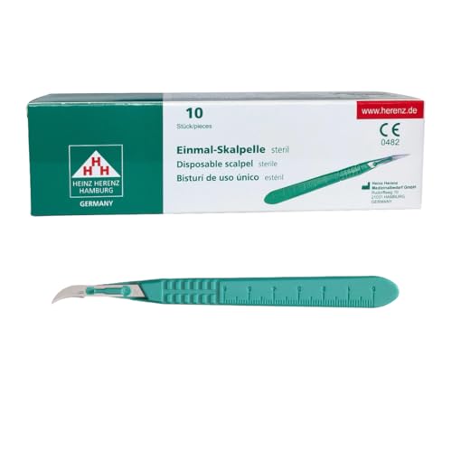 Disposable Scalpel No. 12 Stainless Steel Sterile Pack of 10