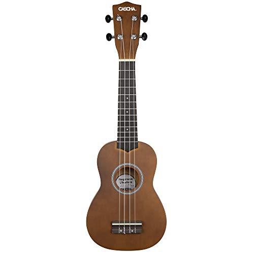 CASCHA EH 3953 Ukulélé Soprano Naturel avec cordes AQUILA, sac de rangement et 3 plectres - Les Beatles, Paul McCartney, John Lennon, RIngo Starr, George Harrison CASCHA EH 3953 Ukulélé Soprano Naturel avec cordes AQUILA, sac de rangement et 3 plectres – Image 3