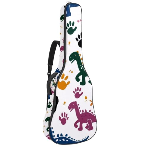 Sac de transport pour guitare acoustique multicolore de 101,6 cm à 106,7 cm