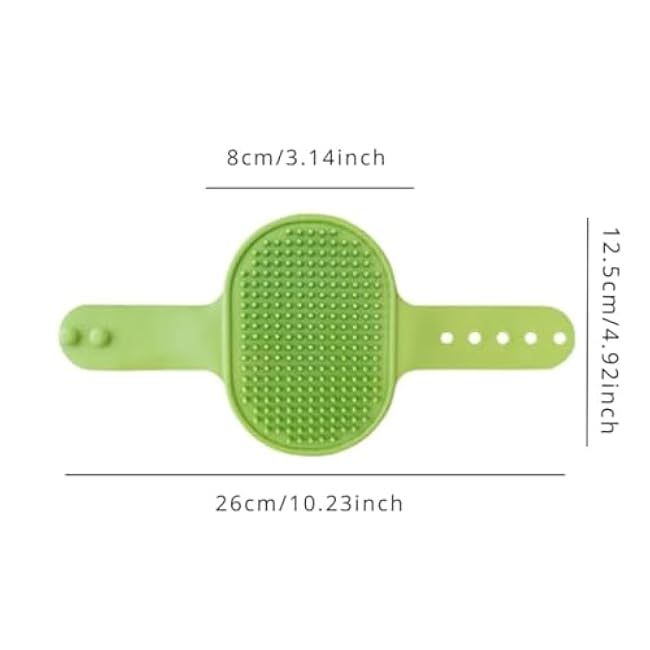 4 Pieces Cat Self Groomer Cat Brushes Silicone Cat Combs for Indoor Cat Corner Cat Face Scratcher Adjustable Cat Massager (Green+Yellow)-wEEu28CB