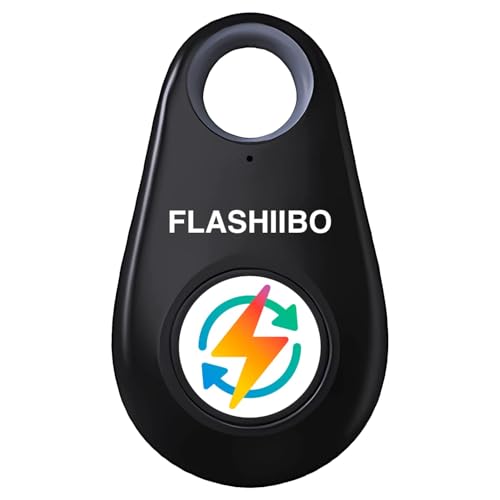 Image of Flashiibo Fob v2 Black, NFC Tag Emulator, 5 Save Lots, Unlimited Rewrite, UID Regen