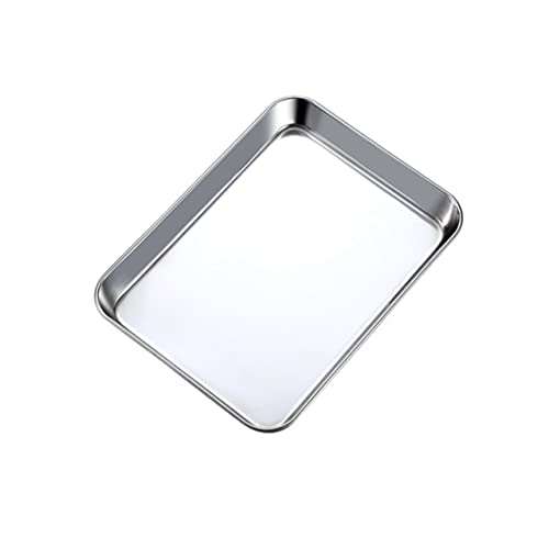 bakeware Teglia Rettangolare in Acciaio Inossidabile Teglia per Alimenti per Torte Teglia da Forno Accessori per la Cucina (Colore : 31 * 24 * 2.5cm 01, Dimensioni : 31 * 24 * 2.5cm 01)