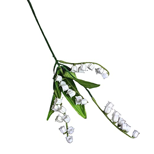 Fleurs artificielles réalistes largement appliquées - Fleurs de muguet vitalité - Fleurs artificielles pour la maison Vert Cover