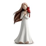 Schutzengel-Figuren – Kardinal-Gedenkfigur, Liebe und Gelassenheit, Engel-Kardinal-Figuren, weißes Kunstharz, Gedenkornament mit rotem Vogel für Sympathie, Trauer, Gedenkstätte, Gedenkstätte (1 Stück)