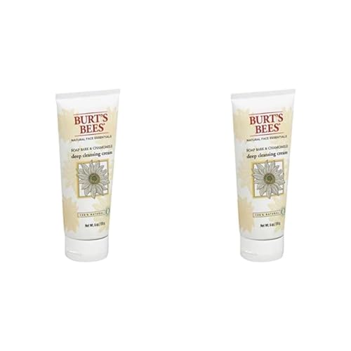 Burt's Bees Tiefenreinigungscreme, mit Seifenrinde und Kamille, 170 g (Packung mit 2)