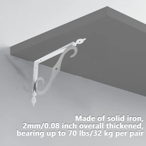 Cjueiom 6 staffe decorative per mensole in stile