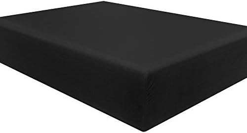 NTBAY 100% Brushed Microfiber Super King Fitted Sheet, 1800 Super Soft and Cozy, Wrinkle, Fade, Stain Resistant 12" / 30cm Deep Pocket Fitted Bed Sheet, Navy