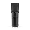 Auna Pro MIC-900 - USB Microphone, Microphone PC, Condenser Microphone, Cardioid Studio (Plug & Play, USB Connector & Shockmount) - Black w/LED lighting #1