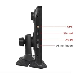 GPS Camping Car 9 Pouces NaviPro DVR, Dashcam - Caméra de Route intégrée, Europe + Maroc, Aires De Camping - Mise A Jour Gratuite A Vie