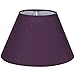 LALAFINA Barrel Fabric Lampshade Medium Lamp Shade E27 Base Wall Light Shade Tabletop Lampshade for Home Hotel Restaurant Decoration, Purple