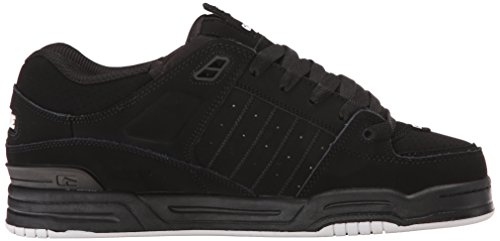 Image of Globe Mens Fusion Skate Shoes, Black /Black /White, 14 M US
