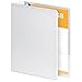 Wilson Jones Heavy Duty Round Ring View Binder with Extra Durable Hinge, 2 Inch, Customizable, White (W363-44WA), 1-Pack