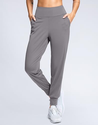 Image of SANTINY Women's Joggers Pants with Pockets Lightweight High Waisted Athletic Gym Workout Pants for Women Yoga Travel