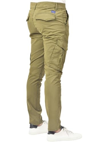 Soroor Cargo Pants for Men, Slim Fit Tapered Mens Cargo Pants, Tactical Pant for Men Work & Utility | Stretch Twill Cotton4