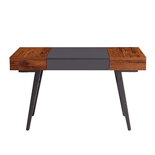 Techni Mobili RTA-1854-MAH Expandable Modern Storage Writing Desk, Mahogany thumb #5