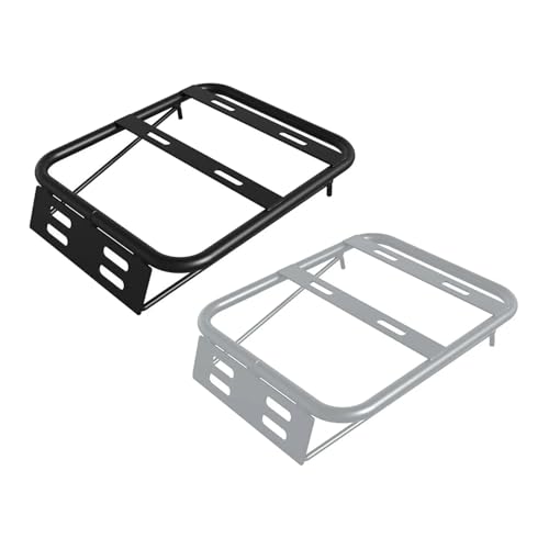 Porte-bagages arrière de moto universel avec support de coffre noir