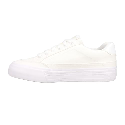 PUMA Womens Court Classic Vulc Lace Up Sneakers Shoes Casual - White - Size 7 M3