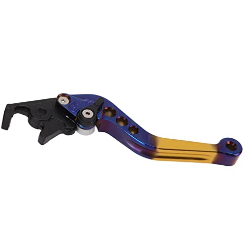 Poleiro de freio, alta sensibilidade azul amarelo colorido liga de alumínio resistente punho de embr