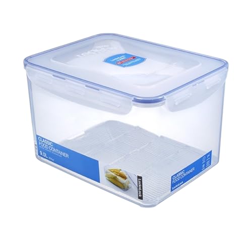 Image of LocknLock Lock Lock, No BPA, Water Air Tight Lid, Food Container with Tray, 9-liter, 304-oz, HPL838.