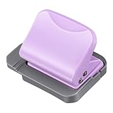 WEKAMOS 孔活页手動穴あけパンチ 携帯型バインダー用 ルーズリーフペーパー用 コンパクト 頑丈なデザイン 書類整理にな高効率ホールパンチ