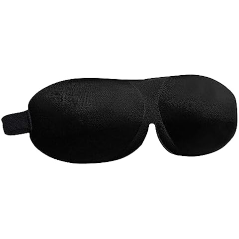 Lash Affair 3D Eye Mask for Sleeping Eyelash Extensions, Lash Protector Cupped Molded Night Sleep Mask, Contoured Mask Eye Cover, Comfortable and Lightweight, Jet Black Cover