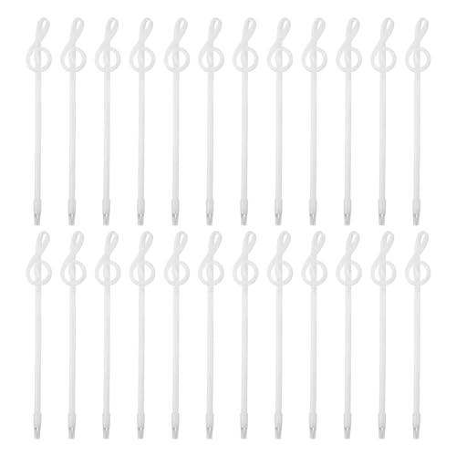 Bolígrafos de notas musicales PATIKIL 1.0 mm, pack de 24 piezas de tinta gel negra para oficina