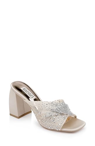 Sandale à talon Badgley Mischka Camelia pour un mariage en robe de cocktail