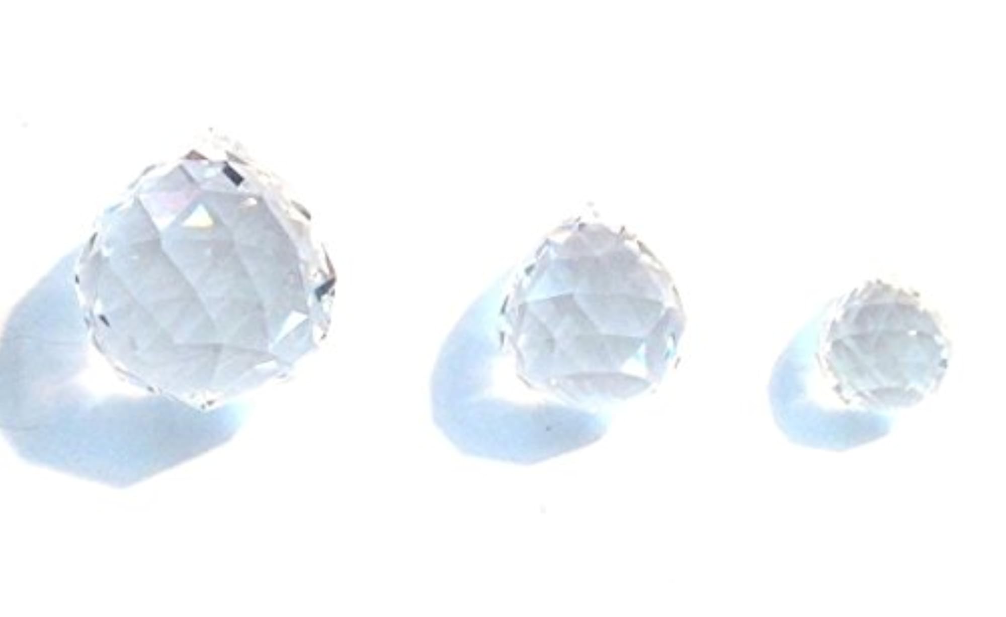 Set of Three Crystal Balls for Harmonizing Environment