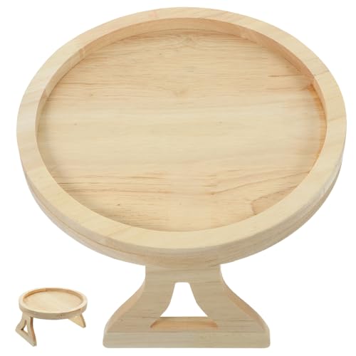 Garneck Small Item Tray Couch Arm Tray Perfume Tray Small Trays Couch Tray Night Stand Armrest Tray Food Serving Tray Small Tray Decor Night Stand Tray Sofa Clip on Tray Wooden