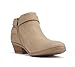 Soda SWEETEN Women's Fashion Closed Toe Multi Strap Ankle Bootie Block Heel (Wide Fit Available) (Beige Sweeten, WIDE 9)