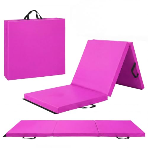 Antsy Pants Tumbling Mat for Kids – 3-Fold Gymnastics Mat, Easy to Clean, Sturdy, Foldable Tumbling Mats, Padded, Lightweight, Portable, Gymnastics Equipment for Active Play