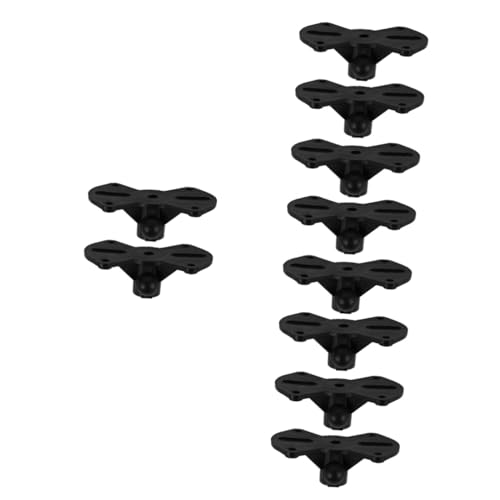 HANABASS 3sets Speaker Desk Stand Universal Speaker Base High Carrying Capacity Durable Construction for Desktop Bookshelf 2pcs*3