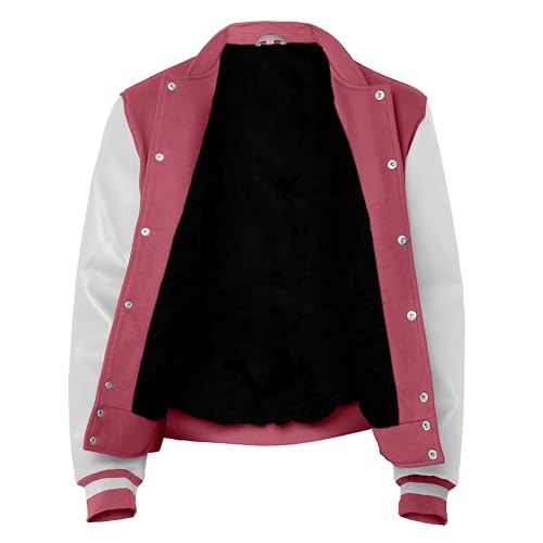 Image of Baseball Wool Letterman Varsity Faux Leather Sleeve For Men | Wool Varsity Bomber Jacket