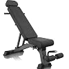 YOUTEN 1300 LB Weight Bench With Headrest Heavy Capacity | 9-4-4 90° Adjustable Incline Decline Exercise Chair for Home Gym More Stable and Durable | Foldable Training Lifting Bench | Dragon Flag Handle for Abdominal Arm Workout 2025 New Version