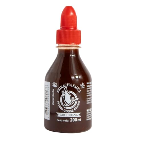 Sriracha Sauce Gochujang 200ml - producto vegano - sin glúten - Salsa Sriracha con Gochujang