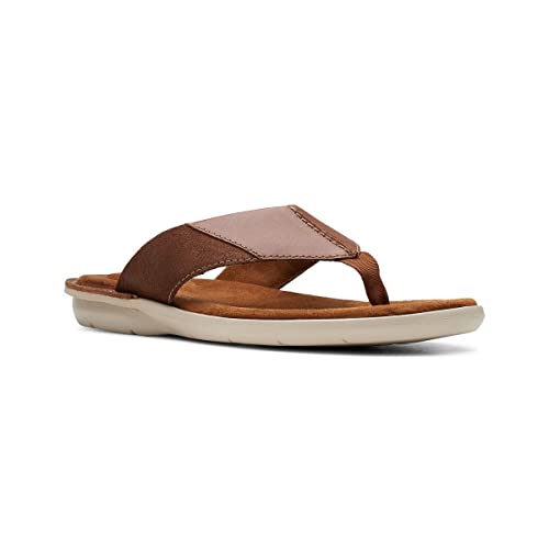 Image of Clarks mens TanOutdoor Sandals