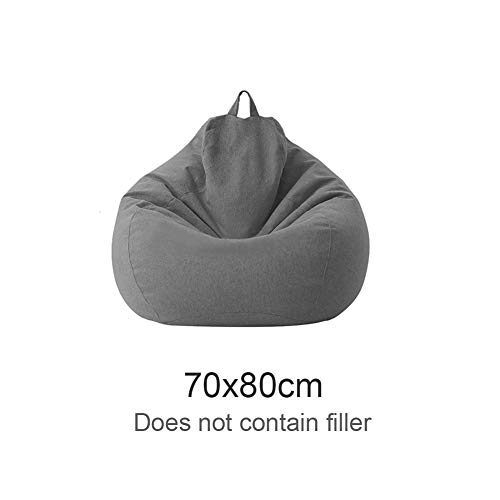 Modonghua Zitzak Cover Stoel Sofa Sofa Sofa Cover zonder vuller, Luie Lounger Sofa Stoel Cover Hoge Rug Zitzak Gevuld… - Image 3