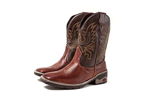 Bota Texana Country Masculina Cano Longo Marrom (38)